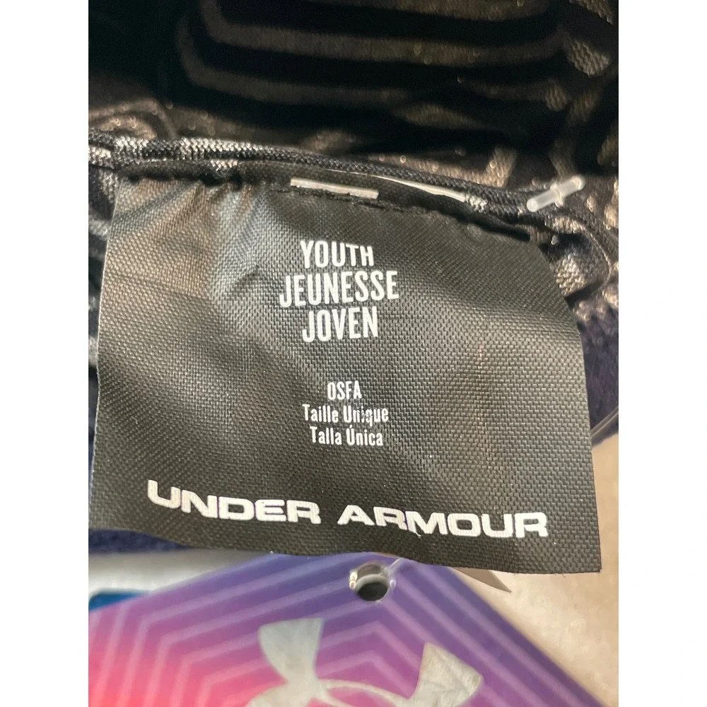 Under Armour Youth ColdGear‎ Infrared Fleece Beanie Navy Blue OSFA NWT